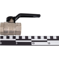 Шаровой кран LD Pride латунь никель Ду25 Ру40 ВР полнопроходной рычаг 007-9929