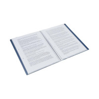 файловая папка Attache Metallics 40 файлов, А4, 800 мкм, этикетка, синий 1688147