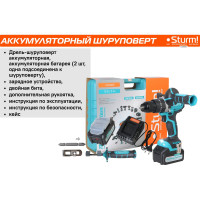 Аккумуляторный шуруповерт Sturm CD2080