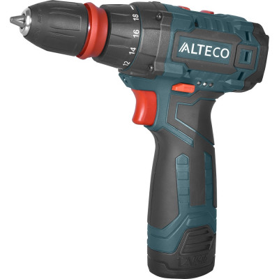 ALTECO Аккумуляторная дрель шуруповёрт со съемным патроном CD 1210F Li X2 68692