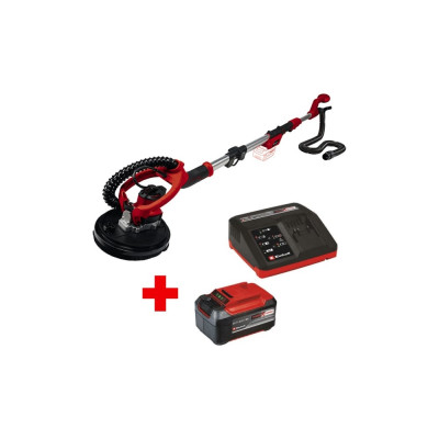 Einhell Шлифмашина д/стен и потолка акк. PXC TE-DW 18/225 Li + ЗУ 4 А + аккумулятор 18В 5.2 Ач 4259990SET