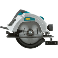Дисковая пила FIT 1300 Вт, 4500 об/мин, 185/20 мм, железная опора, резкий наклон, блок шпинделя, коробка 80404