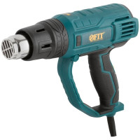 Технический фен FIT 2000 Вт, 350/600 C, 300/500 л/мин, резиновая накладка, коробка 80612