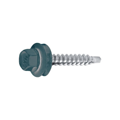 Кровельный саморез swfs 4.8х35 RAL-7015 250 шт. тов-091252