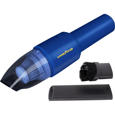 Goodyear Пылесос автомобильный GY-VC-03 беспроводной, 2 насадки, запасной фильтр GY000193