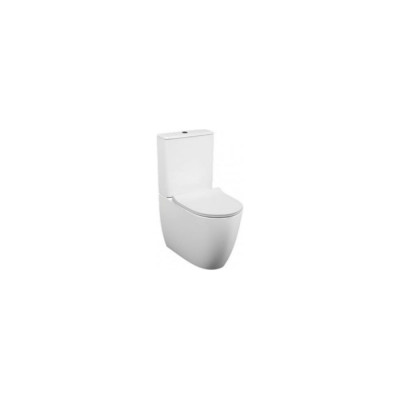 VITRA Комплект: напольный безободковый пристенный унитаз Sento Rim-ex BTW 9830B003-7203