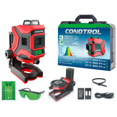 CONDTROL Лазерный нивелир GFX 360 Kit 1-2-402