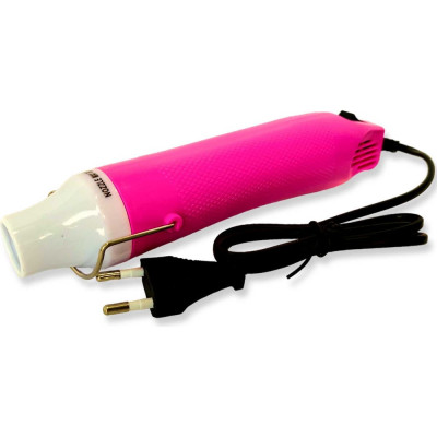 Saros Polymer Фен для термоусадки Мини, розовый 220V, 88001