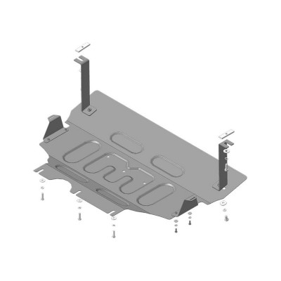 Стальная защита Skoda Octavia III 1.8Т/1.6Т/1.4 Т ООО Трио Сервис MOTODOR 72303