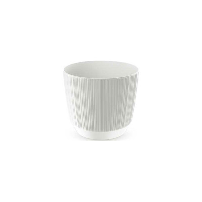 Кашпо Prosperplast DRF170 S449 RYFO диам. 168 мм, высота 147 мм, 2.5 л, белое 066780