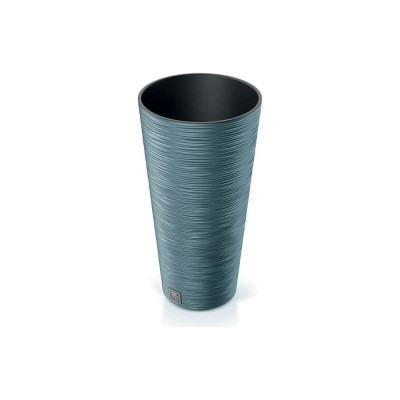 Кашпо с вкладышем Prosperplast DFRH300 5415C FURU ROUND SLIM диам. 300 мм, высота 575 мм, синее 066700