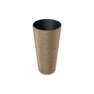 Кашпо с вкладышем Prosperplast DFRH250W 4665W FURU ROUND SLIM 066656