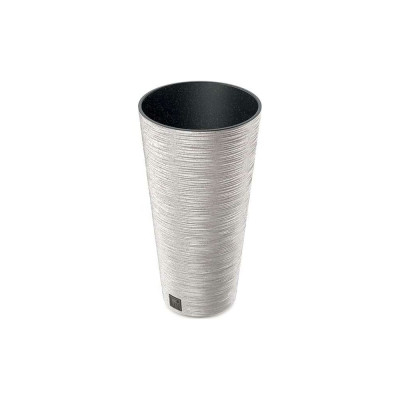 Кашпо с вкладышем Prosperplast DFRH250W S449W FURU ROUND SLIM 066654