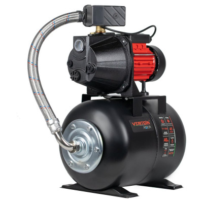 VERTON Насосная станция AQUA PS600C/24 (600Вт, 45л/мин, 24л, гл. 8м, h 40м, вых. 1