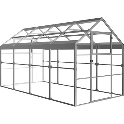 Каркас теплицы АКТИВАГРО.РФ Ударница англичанка База 4 м, ширина 2 м, 40x20 125