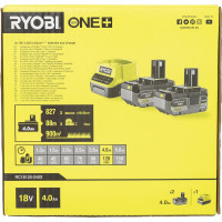 Набор 2xRB1840X + RC18120 RC18120-240X (18В; 4 Ач)  Ryobi 5133005092