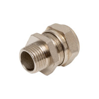 Обжимная муфта - Н 20х1/2 никелированная Uni-Fitt 662N7200