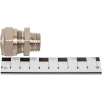 Обжимная муфта - Н 20х1/2 никелированная Uni-Fitt 662N7200