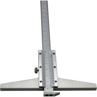 Штангенглубиномер КАЛИБРОН 162462 400 мм, 0.05 мм, КЛБ с толщиномером, 1 класс точности