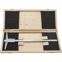 Штангенглубиномер КАЛИБРОН 162462 400 мм, 0.05 мм, КЛБ с толщиномером, 1 класс точности