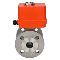 Шаровой кран DN.ru КШФП.316.200 Ду20 Ру40 с электроприводом QT-003-MINI 220В D160-02009