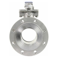 Шаровой полнопроходной кран DN.ru КШмФП.316.200 Ду100 Ру16 с ISO-фланцем, межфланцевый D160-04801