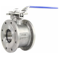 Шаровой полнопроходной кран DN.ru КШмФП.316.200 Ду100 Ру16 с ISO-фланцем, межфланцевый D160-04801