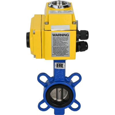 Затвор DN.ru WCB-316L-EPDM Ду40 Ру16 с электроприводом QT-005 24В D050-02024