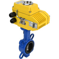 Затвор DN.ru WCB-316L-NBR Ду200 Ру16 с электроприводом QT-060 24В D050-02157