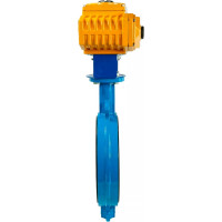 Затвор DN.ru дисковый GGG50-GGG40-EPDM Ду250 Ру16 с электроприводом QT-060 24В D050-01835