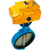 Затвор DN.ru дисковый GGG50-GGG40-EPDM Ду250 Ру16 с электроприводом QT-060 24В D050-01835