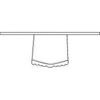 Укороченный фартук СОЮЗСПЕЦОДЕЖДА GRACE белый, б/р 2000000099989