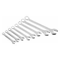 Набор рожково-накидных ключей ЕРМАК 8 предметов 8-19мм, усиленные, в сумке 736-044