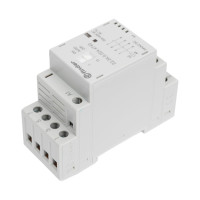 Модульный контактор Finder 3НО+1НЗ, контакта 25А, = 24В AC/DC, - AgSnO2, 223400244740
