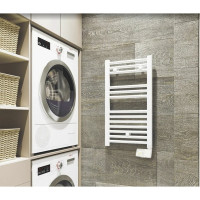 Электрический полотенцесушитель Atlantic Theola Digital NW 500W белый узкий 002394