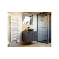 Электрический полотенцесушитель Atlantic Theola Digital WW 750W белый широкий 002392