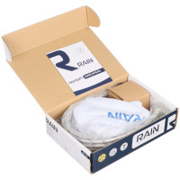 Смеситель для кухни RAIN Нефрит высокий излив, керамическая кран-букса 1/2, гайка, латунь, хром 561-314