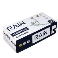 Смеситель для ванны RAIN Авантюрин, прямой излив 35см, душ. набор, картридж 35мм, латунь, хром