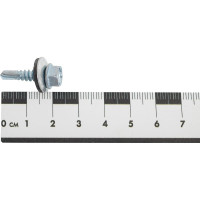 Кровельный саморез КРЕП-КОМП цинк, с шайбой EPDM, PT-3, 4,8x19 К, 45 шт. ск4819пт3мф