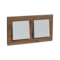 2-ая рамка Systeme Electric AtlasDesign Nature Дерево бамбук SE ATN353202