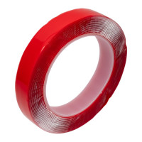 Акриловая двусторонняя клейкая лента Holex 19 мм х 5 м, 1 мм, прозрачная, блистер HAS-93892