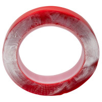 Акриловая двусторонняя клейкая лента Holex 19 мм х 5 м, 1 мм, прозрачная, блистер HAS-93892