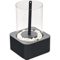 Настольный биокамин BRADEX SQUARE, 17x17x25,5 см, из металла, стекла TD 0746