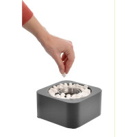 Настольный биокамин BRADEX SQUARE, 17x17x25,5 см, из металла, стекла TD 0746