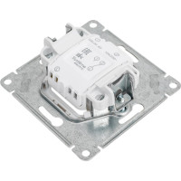 Переключатель Systeme Electric Glossa Платина 1-клавишный с подсветкой, сх.6а, 10AX SE GSL001263