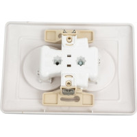 Розетка Systeme Electric Blanca внутр Алюминий 2-ая б/з со шторками, 16А, 250В SE BLNRS000123