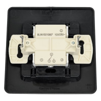 Переключатель Systeme Electric Blanca внутр Антрацит 1-клавишный, 10А, 250B SE BLNVS010606