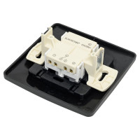 Переключатель Systeme Electric Blanca внутр Антрацит 1-клавишный, 10А, 250B SE BLNVS010606