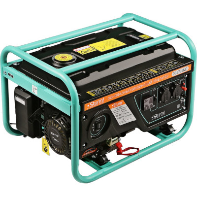 Бензогенератор Sturm 3500 ВА, AVR (Авто. Рег.Напр.), эл/ручн старт, 44 кг, бак 15л PG8735NE