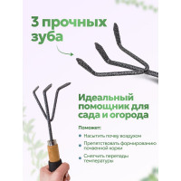 Рыхлитель для почвы с деревянной рукояткой WMC TOOLS WMC-TG2104020-C(50046)